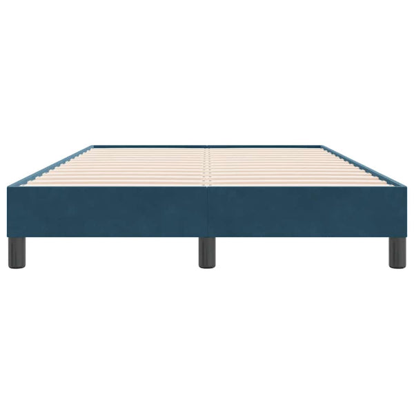Bettgestell Dunkelblau 120x220 cm Samt