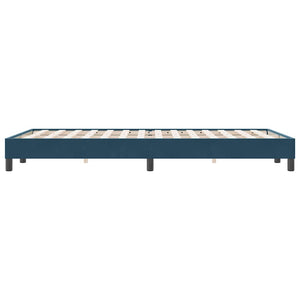 Bettgestell Dunkelblau 120x220 cm Samt