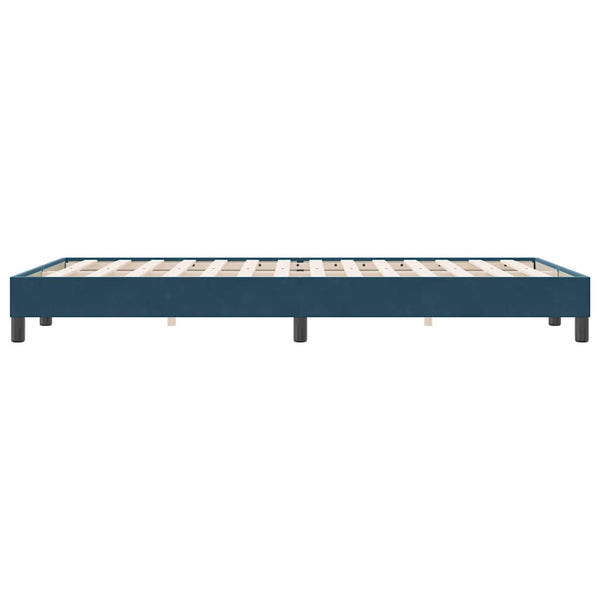 Bettgestell Dunkelblau 120x220 cm Samt