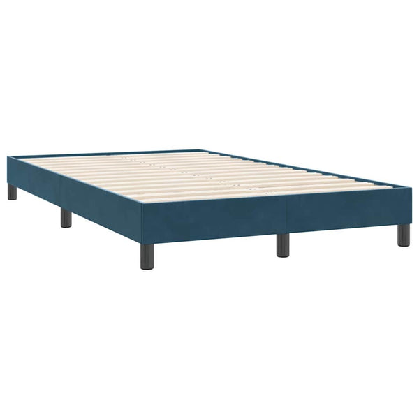 Bettgestell Dunkelblau 120x220 cm Samt