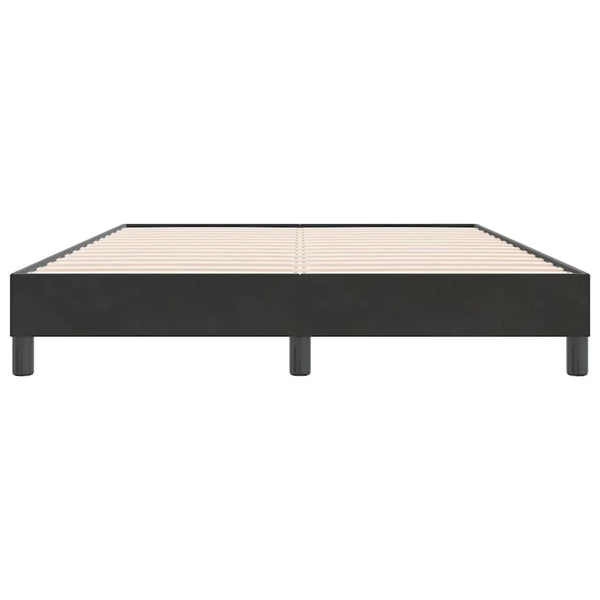 Bettgestell Schwarz Samt 140x220 cm