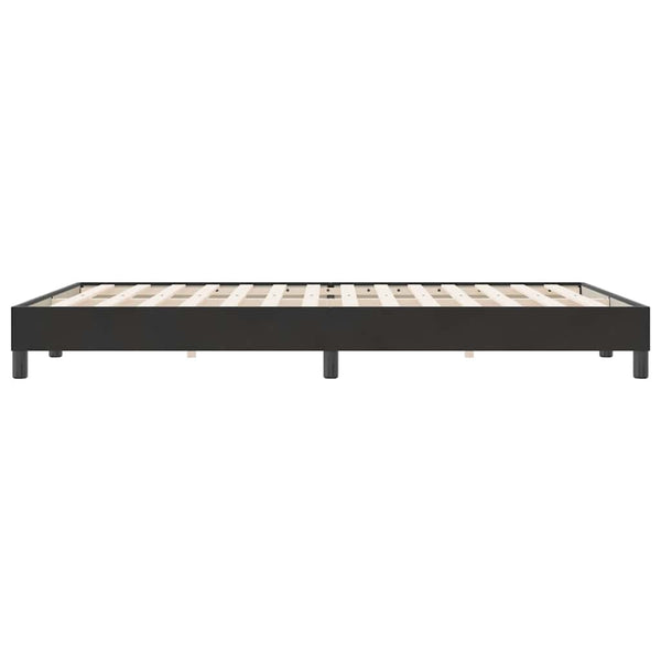 Bettgestell Schwarz Samt 140x220 cm