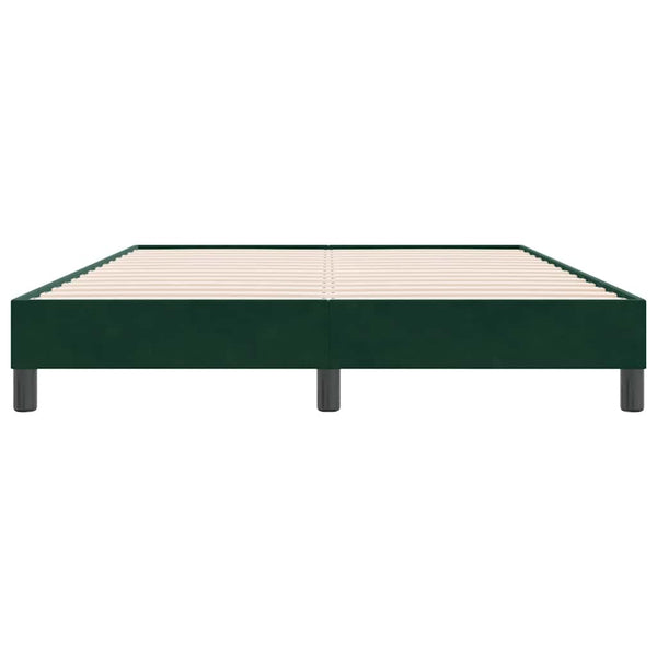 Bettgestell Dunkelgrün 140x220 cm Samt