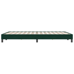 Bettgestell Dunkelgrün 140x220 cm Samt