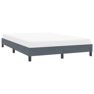 Bettgestell Dunkelgrau Samt 160x220 cm