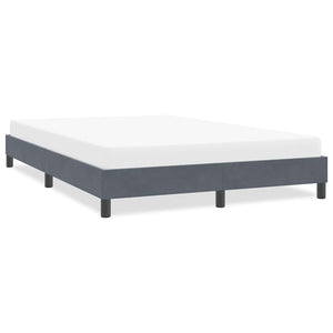 Bettgestell Dunkelgrau Samt 160x220 cm