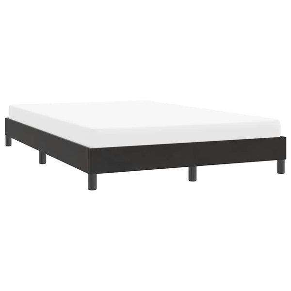 Bettgestell Schwarz Samt 160x220 cm