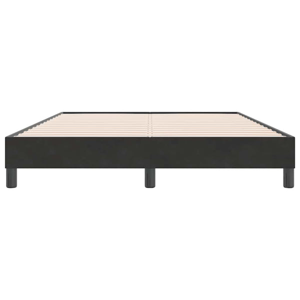 Bettgestell Schwarz Samt 160x220 cm