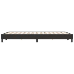 Bettgestell Schwarz Samt 160x220 cm