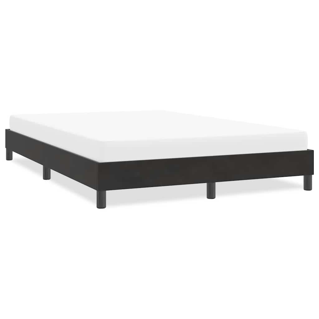 Bettgestell Schwarz Samt 160x220 cm