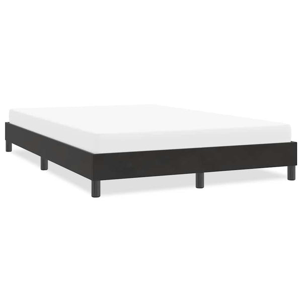 Bettgestell Schwarz Samt 160x220 cm