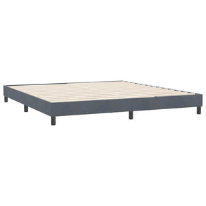 Bettgestell Dunkelgrau 180x220 cm Samt