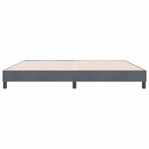 Bettgestell Dunkelgrau 180x220 cm Samt