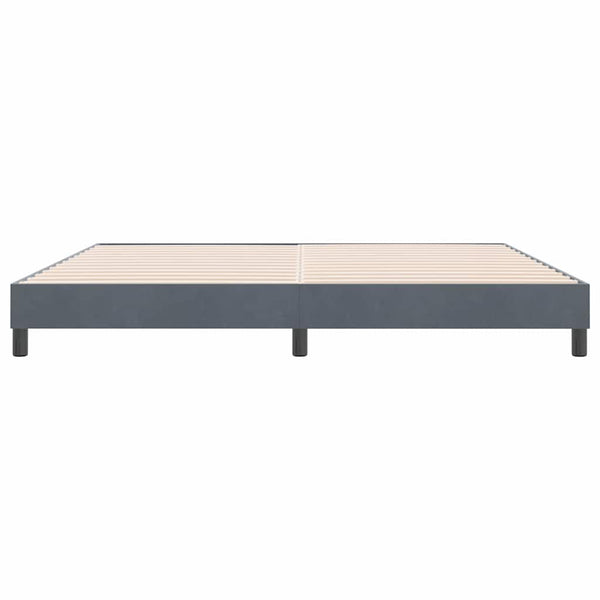Bettgestell Dunkelgrau 180x220 cm Samt