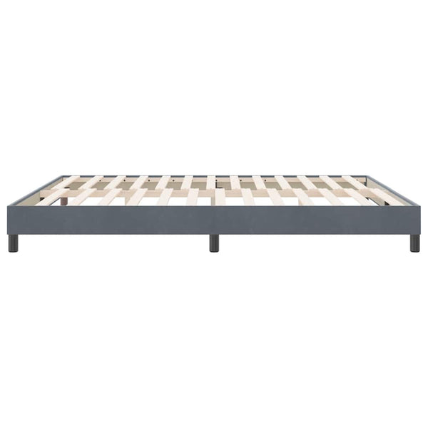 Bettgestell Dunkelgrau 180x220 cm Samt