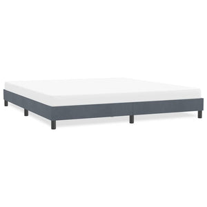 Bettgestell Dunkelgrau 180x220 cm Samt