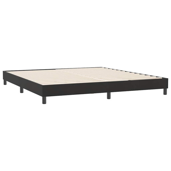 Bettgestell Schwarz 180x220 cm Samt