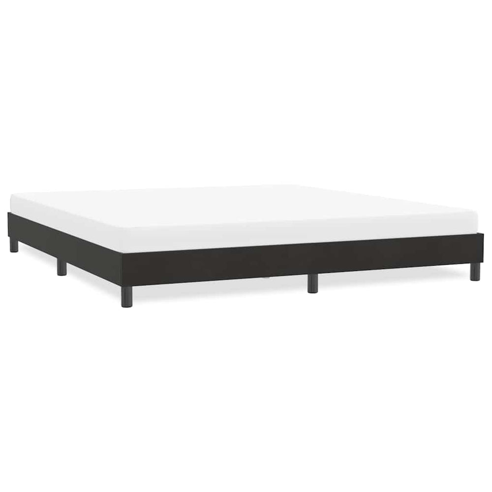 Bettgestell Schwarz 180x220 cm Samt