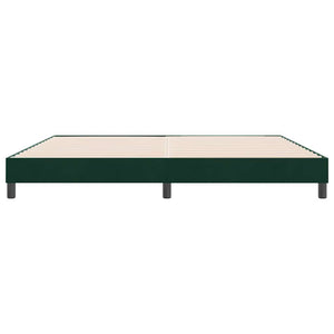 Bettgestell Dunkelgrün Samt 180x220 cm