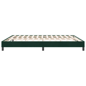 Bettgestell Dunkelgrün Samt 180x220 cm