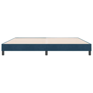 Bettgestell Dunkelblau 180x220 cm Samt