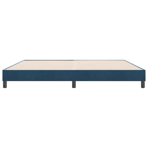 Bettgestell Dunkelblau 180x220 cm Samt
