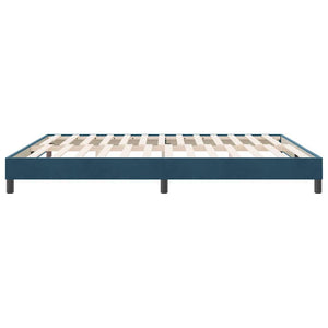 Bettgestell Dunkelblau 180x220 cm Samt