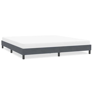 Bettgestell Dunkelgrau 200x220 cm Samt