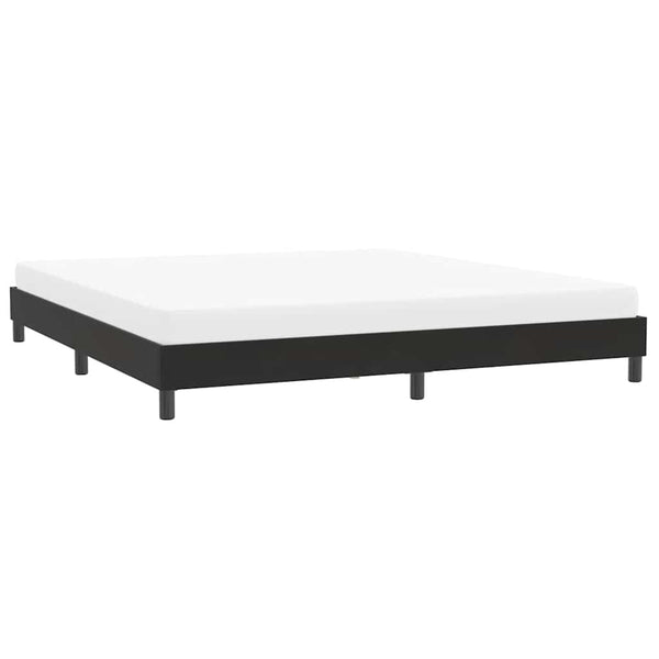 Bettgestell Schwarz Samt 200x220 cm