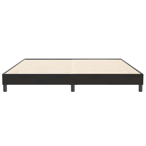 Bettgestell Schwarz Samt 200x220 cm