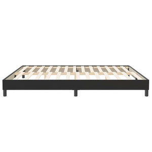 Bettgestell Schwarz Samt 200x220 cm