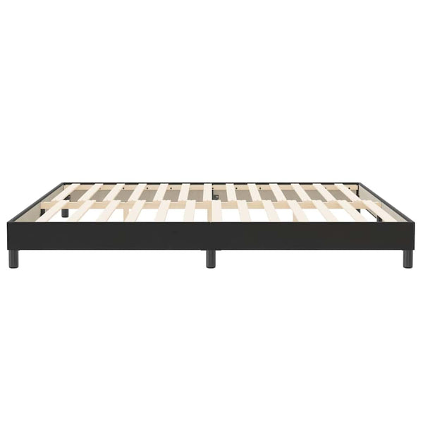 Bettgestell Schwarz Samt 200x220 cm