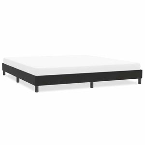 Bettgestell Schwarz Samt 200x220 cm