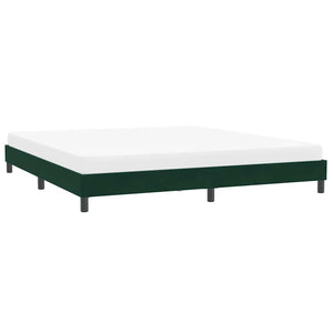 Bettgestell Dunkelgrün 200x220 cm Samt