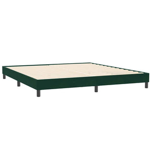 Bettgestell Dunkelgrün 200x220 cm Samt