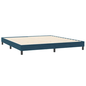 Bettgestell Dunkelblau 200x220 cm Samt
