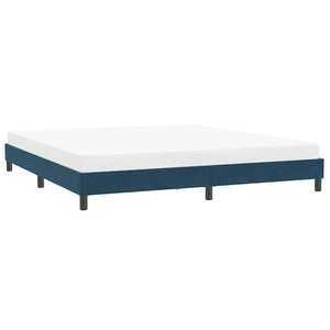 Bettgestell Dunkelblau 200x220 cm Samt
