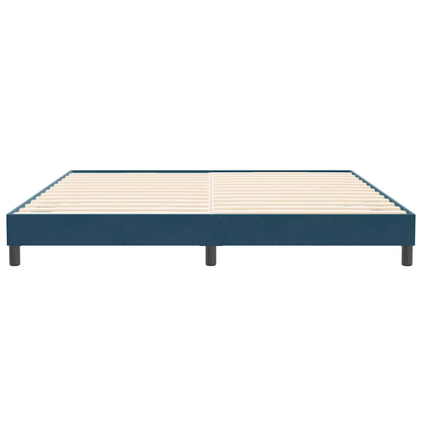 Bettgestell Dunkelblau 200x220 cm Samt