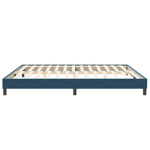 Bettgestell Dunkelblau 200x220 cm Samt