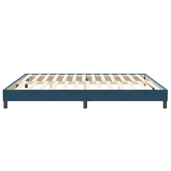Bettgestell Dunkelblau 200x220 cm Samt