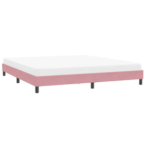 Bettgestell Rosa 200x220 cm Samt