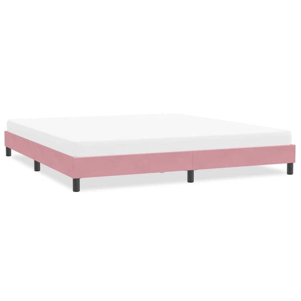 Bettgestell Rosa 200x220 cm Samt