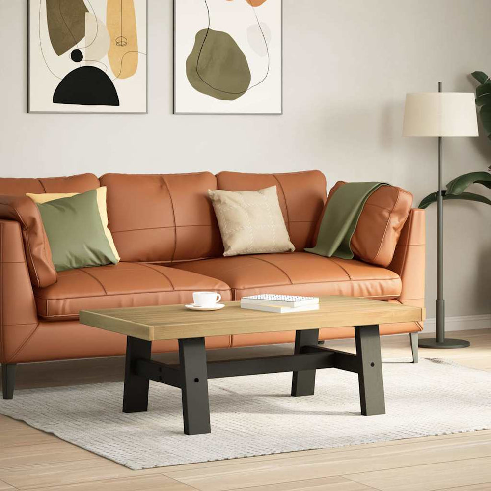 vidaXL Coffee Table NOAIN A-Shaped Legs 120x60x40 cm Solid Pine Wood