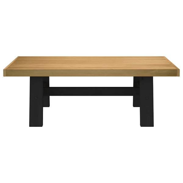 vidaXL Table basse NOAIN pieds en A 120x60x40 cm Pin massif