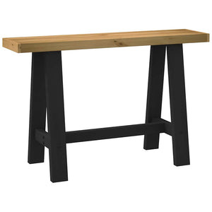 Kiefer Massivholz Konsolentisch 120 cm