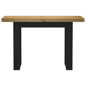 vidaXL Console NOAIN Pieds en U 120x30x75 cm Bois de pin massif