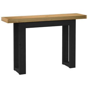 vidaXL Console NOAIN Pieds en U 120x30x75 cm Bois de pin massif