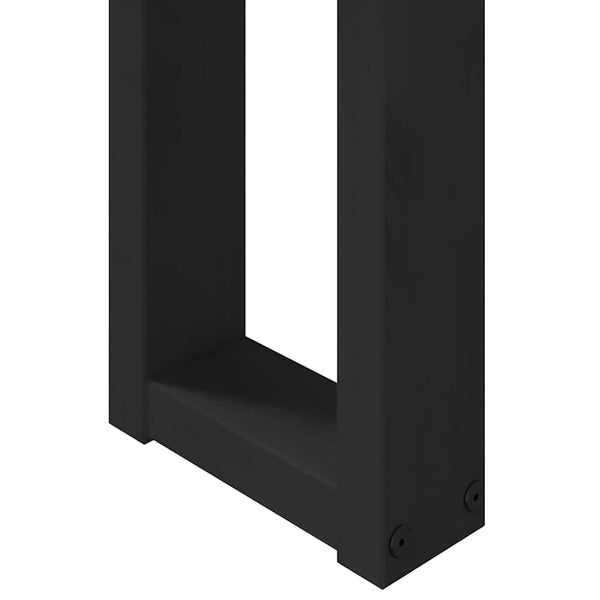 vidaXL Console NOAIN Pieds en U 120x30x75 cm Bois de pin massif
