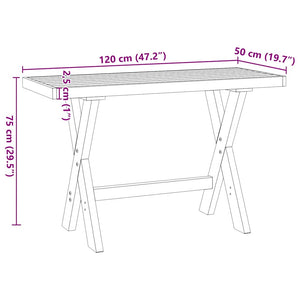 Schreibtisch Kiefer Massivholz 120x50 cm