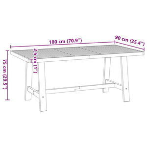 Esstisch Kiefer Massivholz 180x90 cm